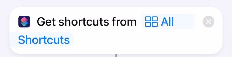 Get Shortcuts