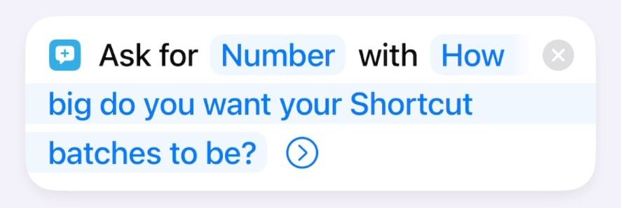Ask for Input