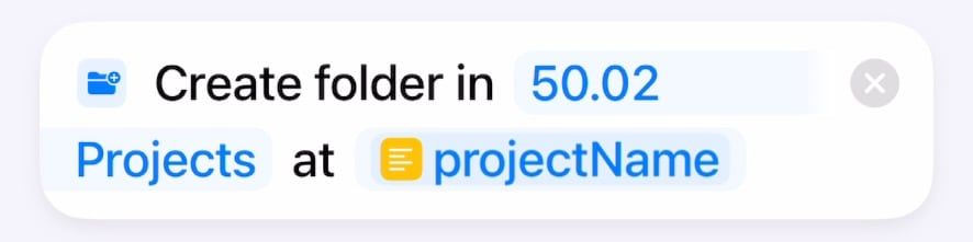 Create folder