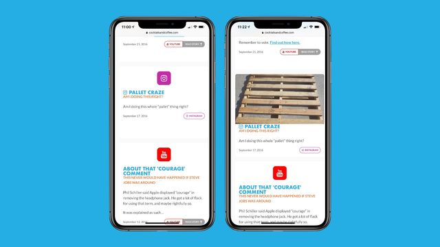 Saving Instagram Posts to the Blog Banner Image